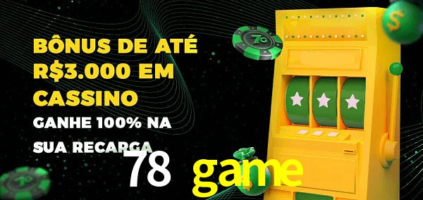 78 game melhor bônus de depósito