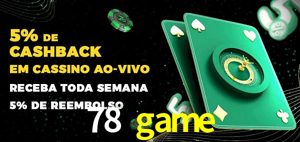 Promoções do cassino ao Vivo 78 game